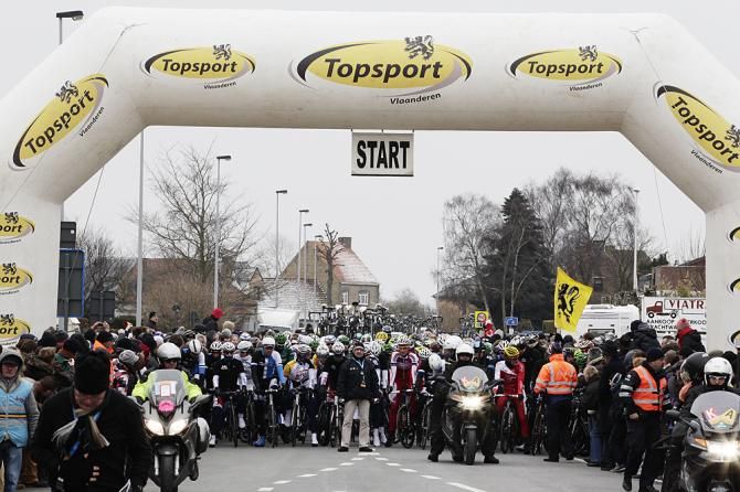 The start of Gent-Wevelgem