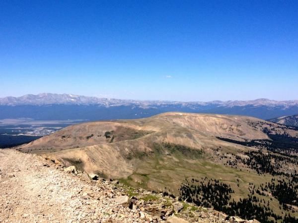 A view on the way up Mosquito pass
