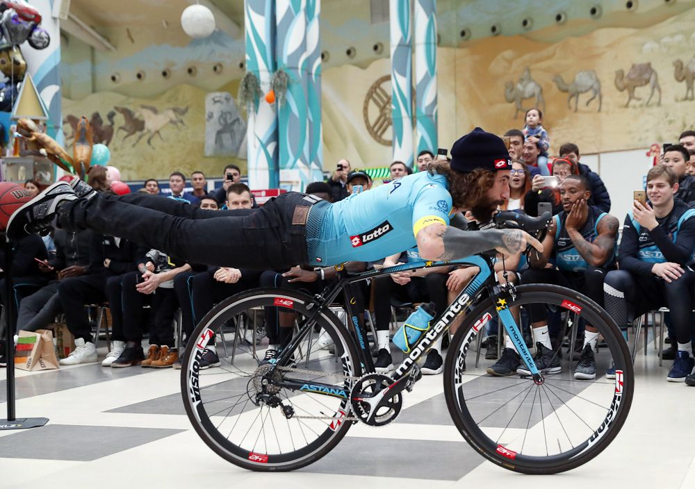 Vittorio Brumotti was on hand for a few tricks