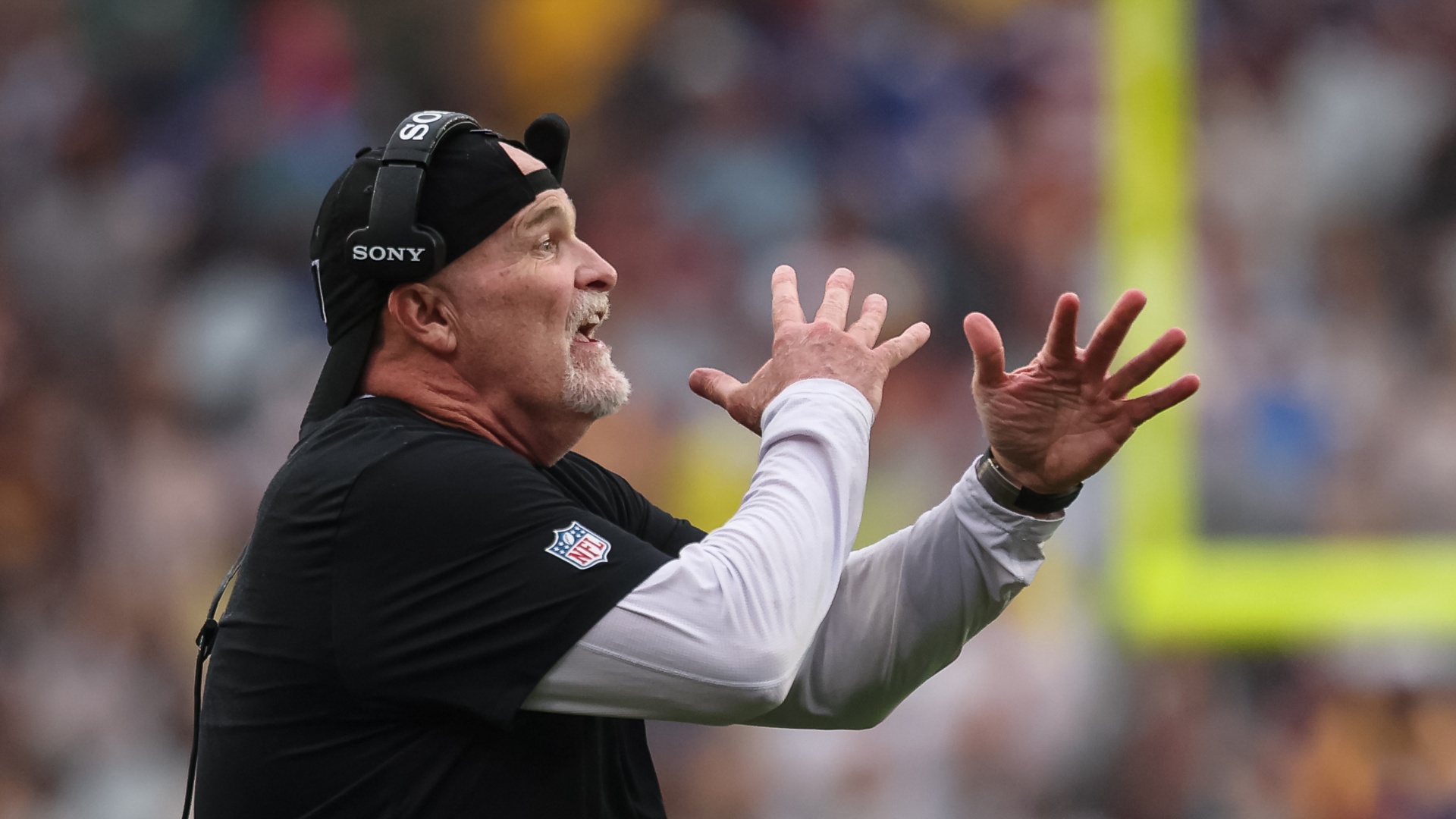 Washington Commanders head coach Dan Quinn