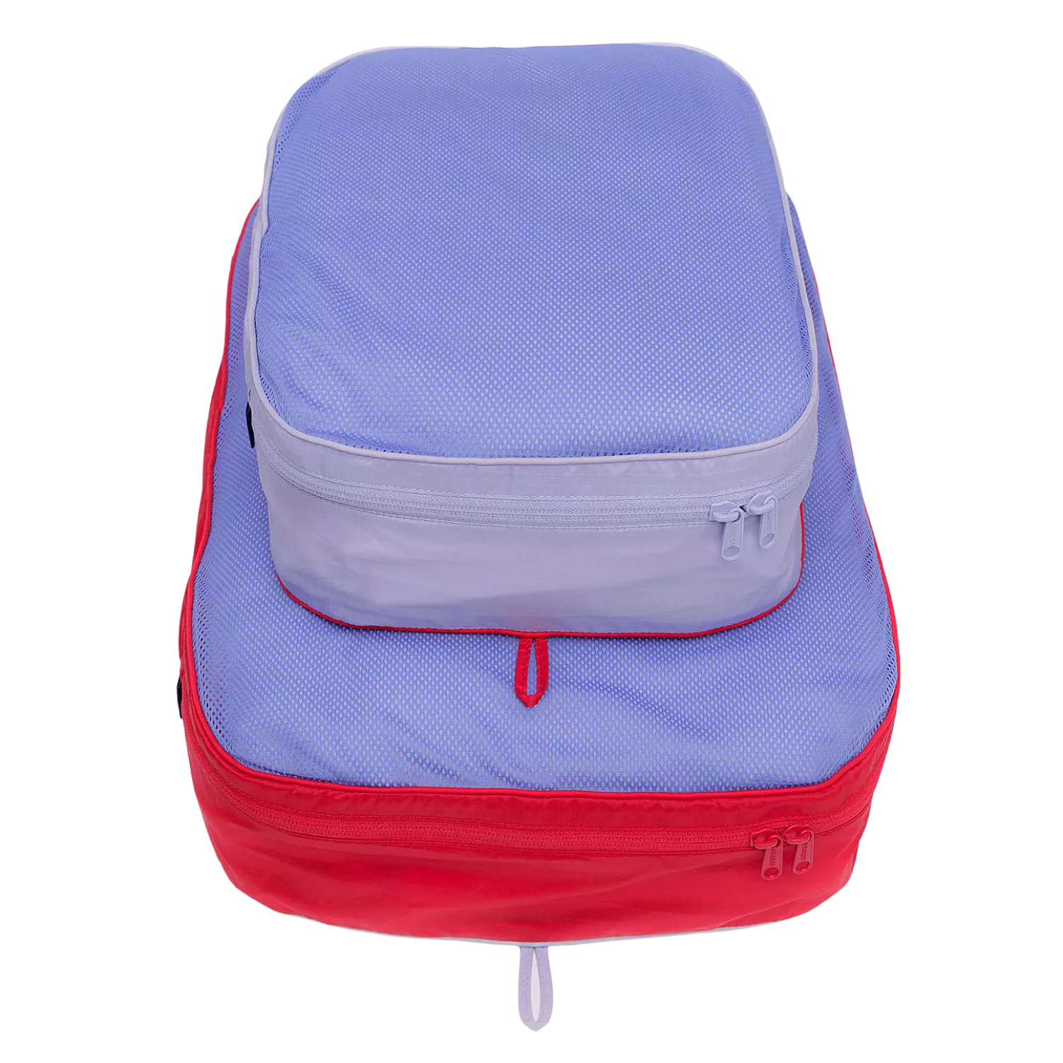 A pair of mesh packing cubes