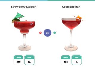 Swap a Strawberry Daquiri for a Cosmopolitan