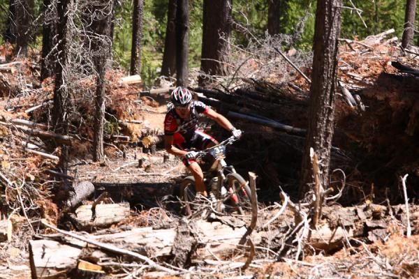 Josh Tostado (Santa Cruz/Shimano) would finish second in the High Cascades 100