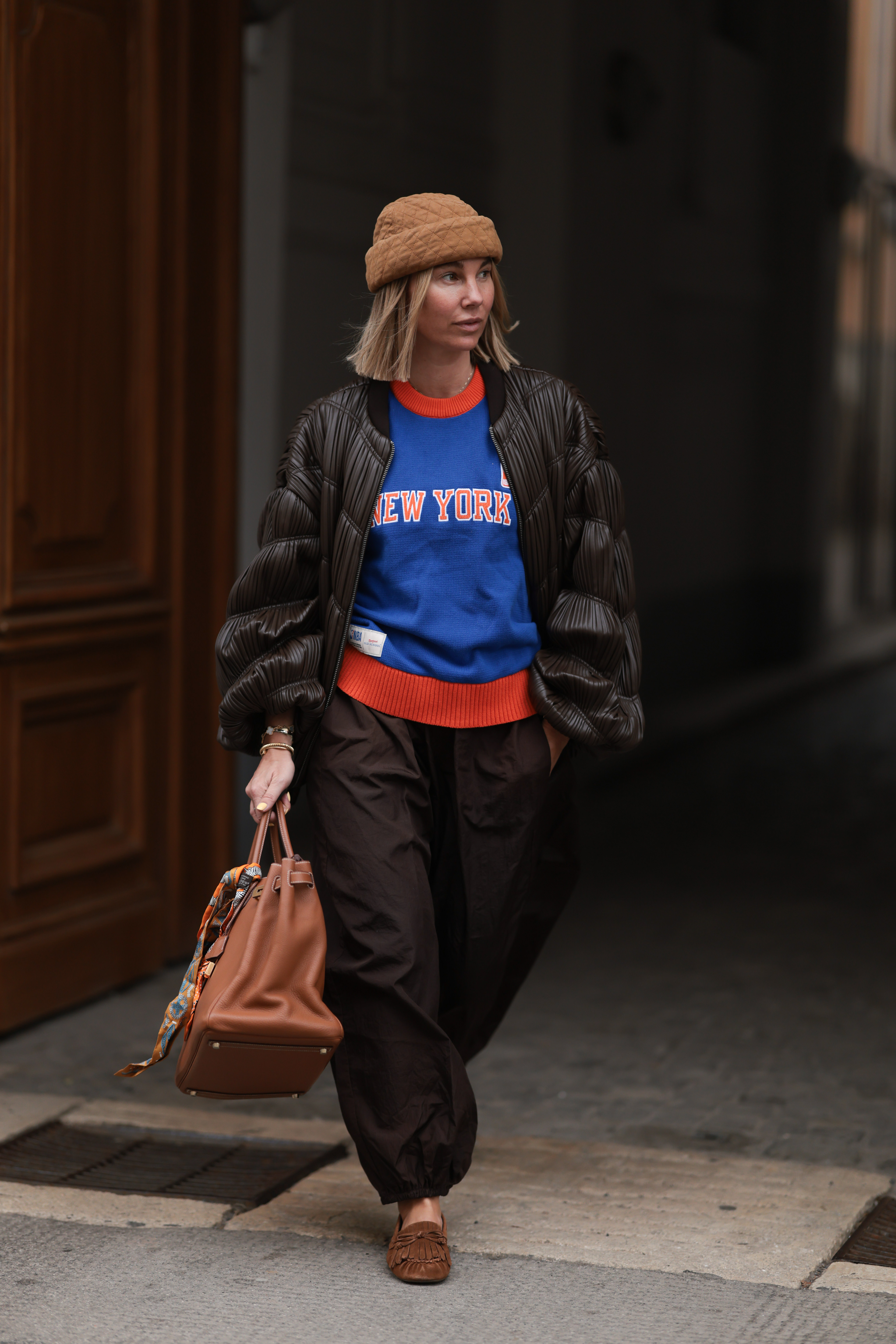 New Yorker in loafers.