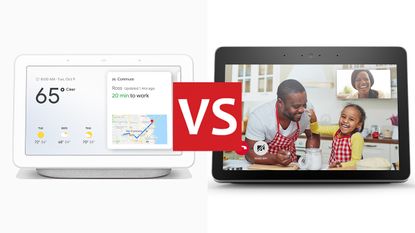 Google Home Hub vs Amazon Echo Show