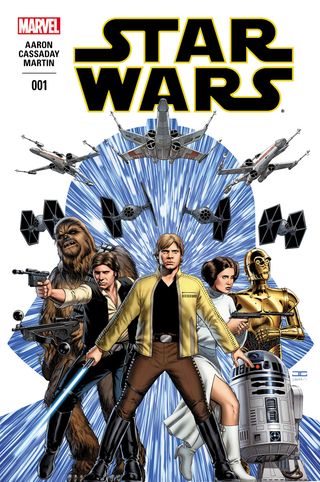 John Cassaday's cover for the bestselling Star Wars #1.