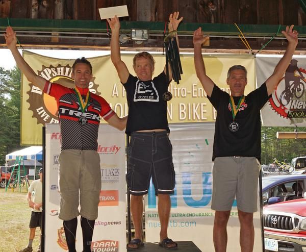 Masters podium at the Hampshire 100