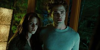 Robert Pattinson and Kristen Stewart in Twilight