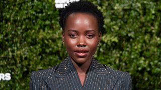 Lupita Nyongo with short tapered haircut