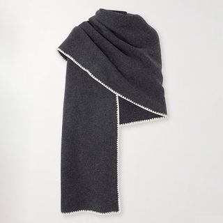 TOTEME, Embroidered Wool-Blend Scarf