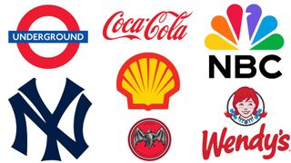 Selection of famous logos
