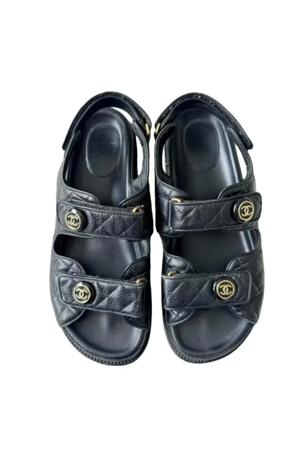 Chanel, Dad Sandals Leather Sandal