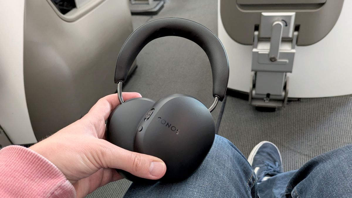 I used the new Sonos Ace headphones on a 14 hour flight – here’s how it went