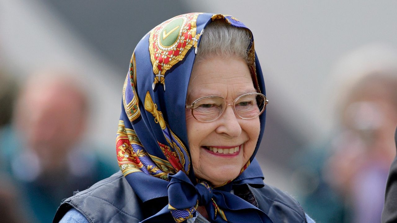 Queen Elizabeth II watches her horse &#039;Balmoral Moorland&#039; win in the Highland class on day 4 of the Royal Windsor Horse show on May 15, 2009