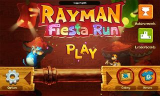 Rayman Fiesta Run Menu