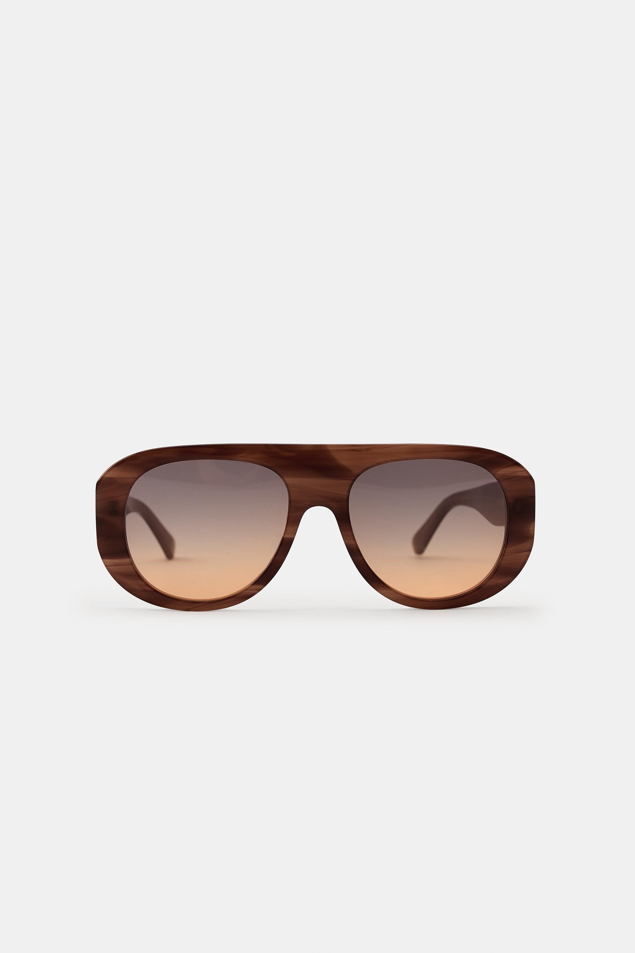 Aviator Shield Sunglasses