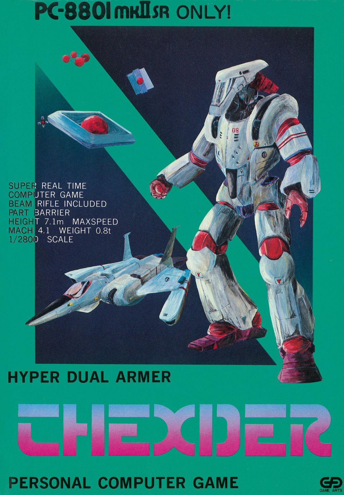 Thexder, 1985 - Game Arts' first game.