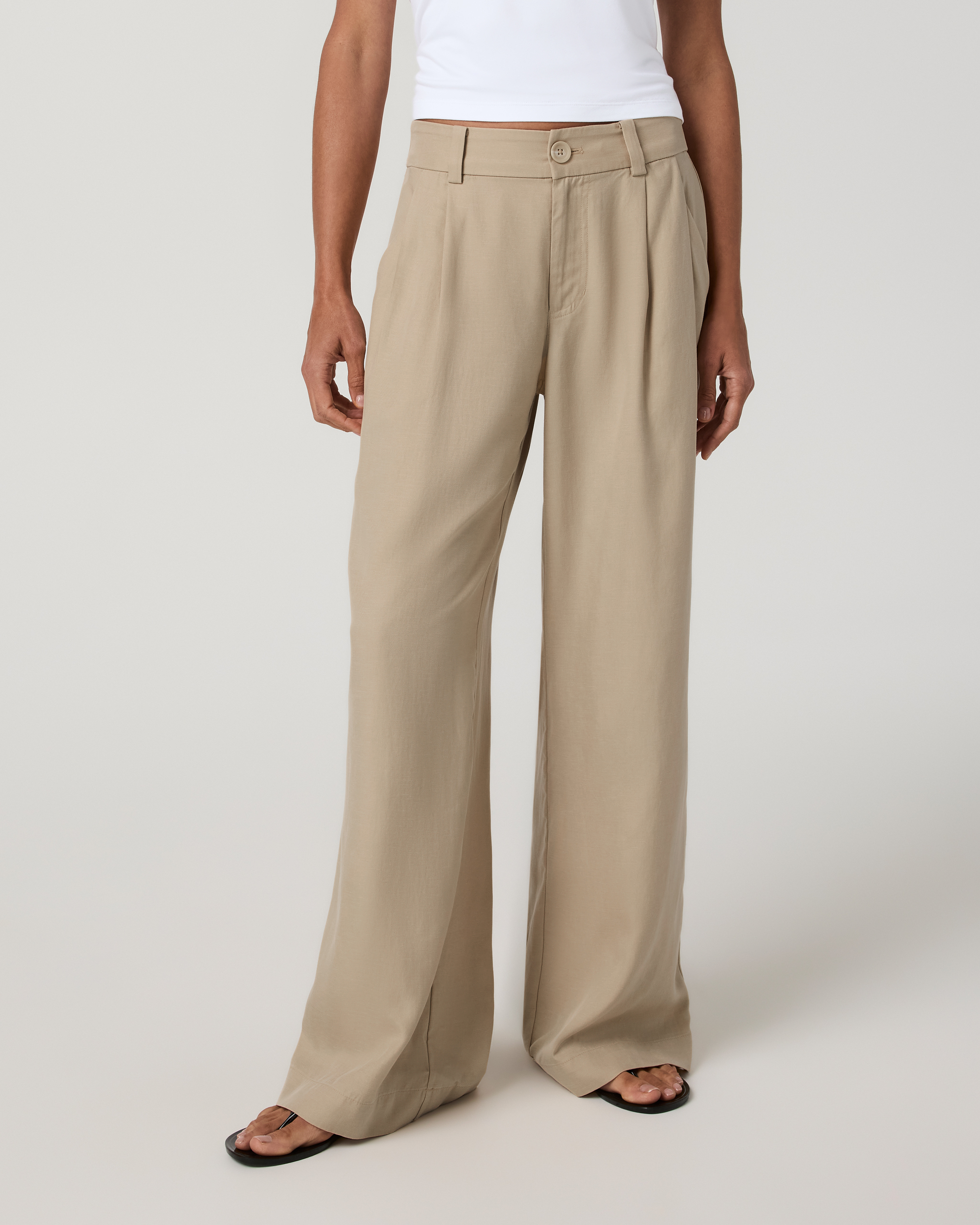 Trestles Twill Wideleg - Khaki - Xxs