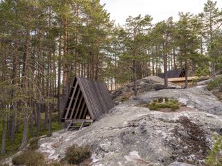 Wooden walkway, Hamaren Activity Park, Norway, by EFEKT