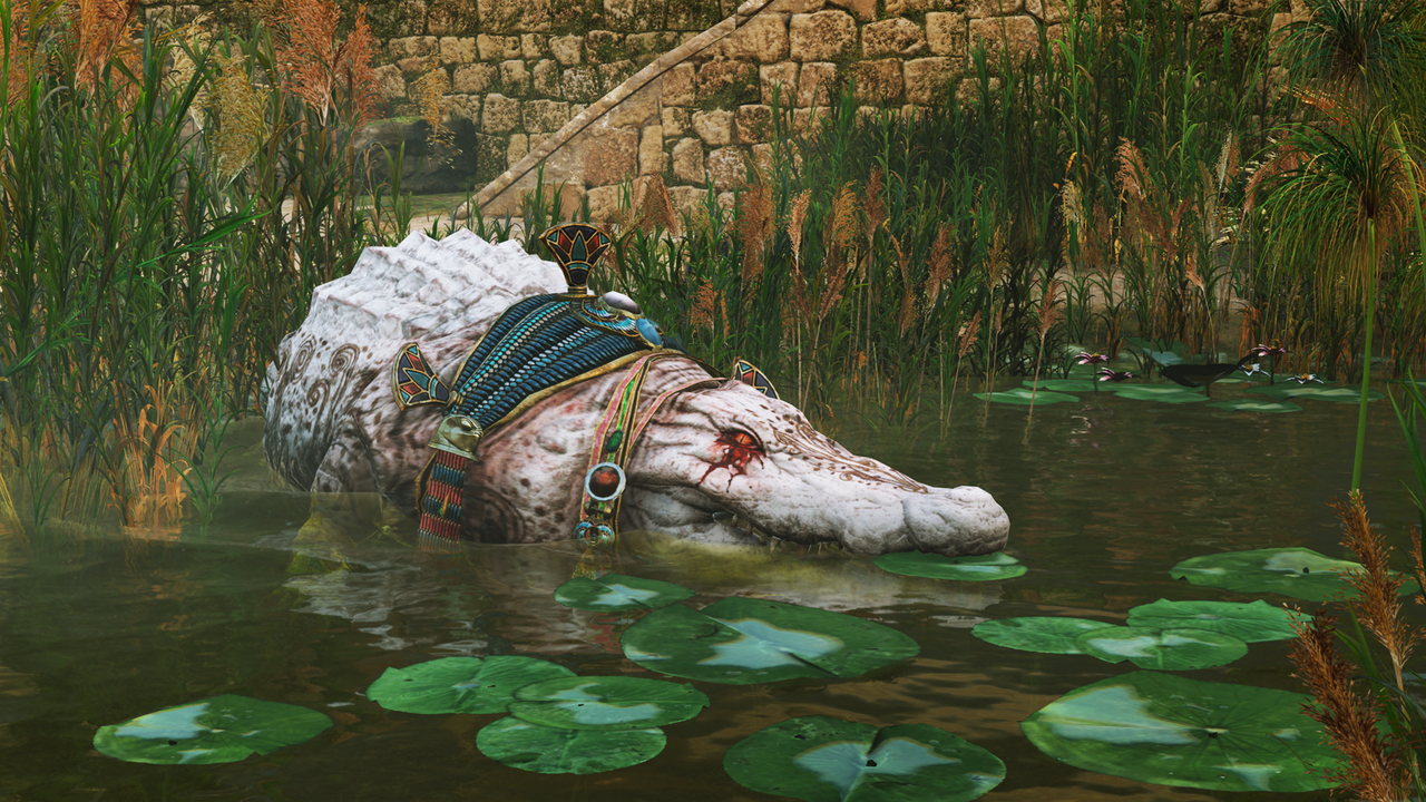 A crocodile in AC Origins