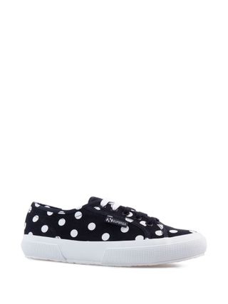 Superga 2750 Polka Dots Black Trainers