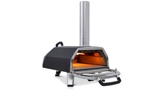 Ooni karu 16 pizza oven on white background