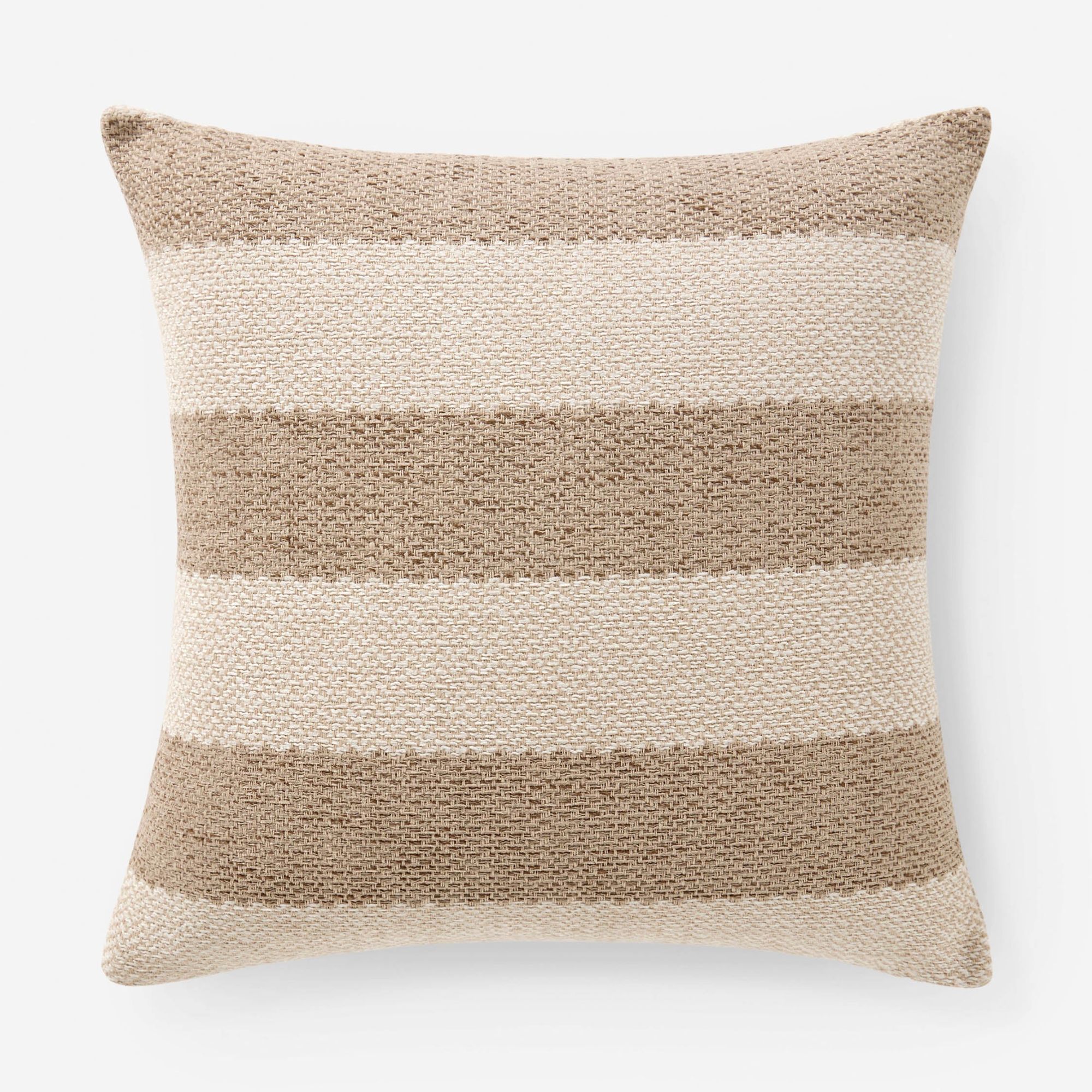 Ashby woven striped indoor / outdoor cushion 