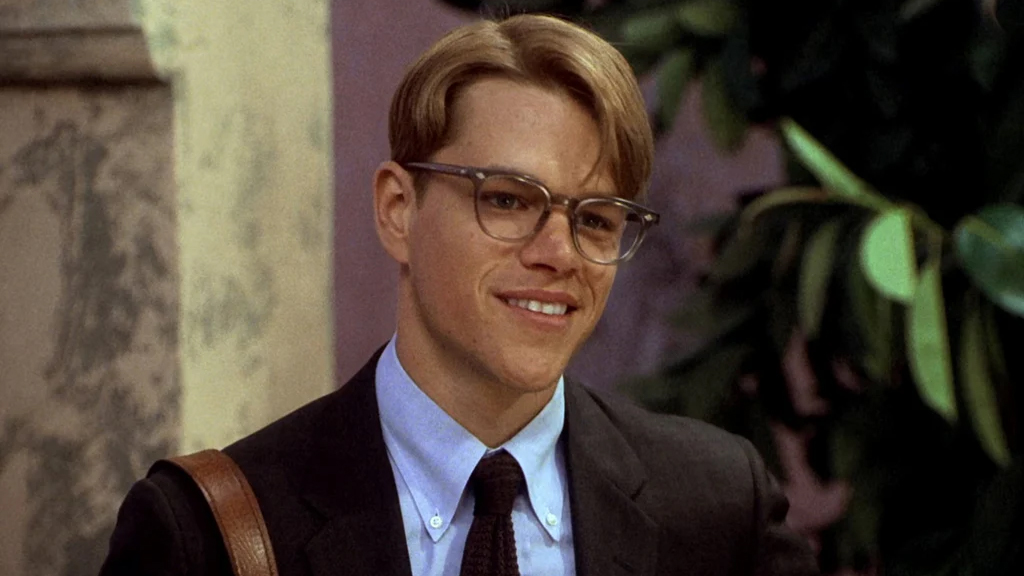 Matt Damon in Talented Mr Ripley.