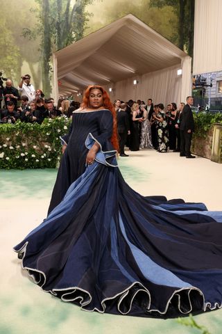 Da'Vine Joy Randolph attends the Met Gala 2024 for the first time