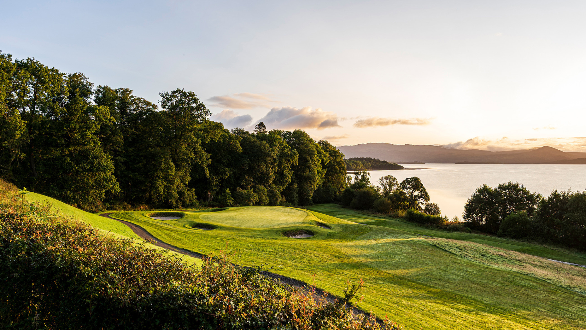 A view of the grounds surrounding Loch Lomond