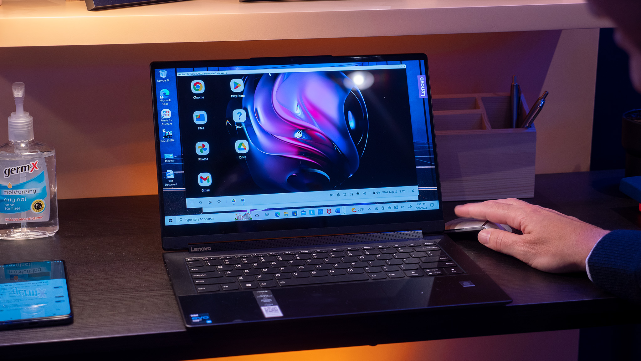 Using a Lenovo PC with Ready For PC on the Motorola Edge (2022)
