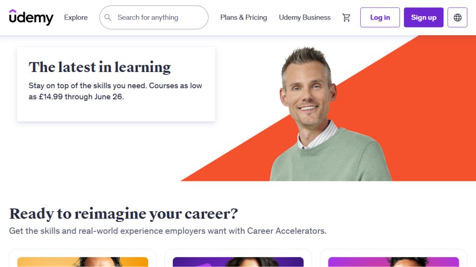 Udemy website screenshot (June 2025).