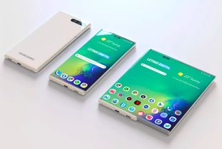 Samsung Rollable phone concept