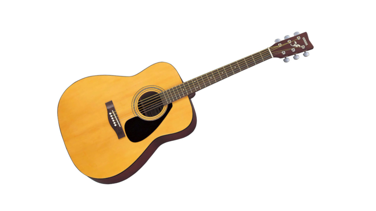 The Yamaha F310 acoustic guitar in rosewood on a plain white background.