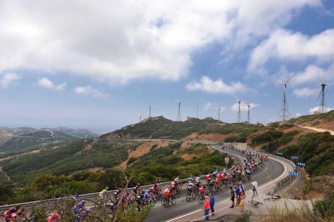 The riders on their way to San Fernando