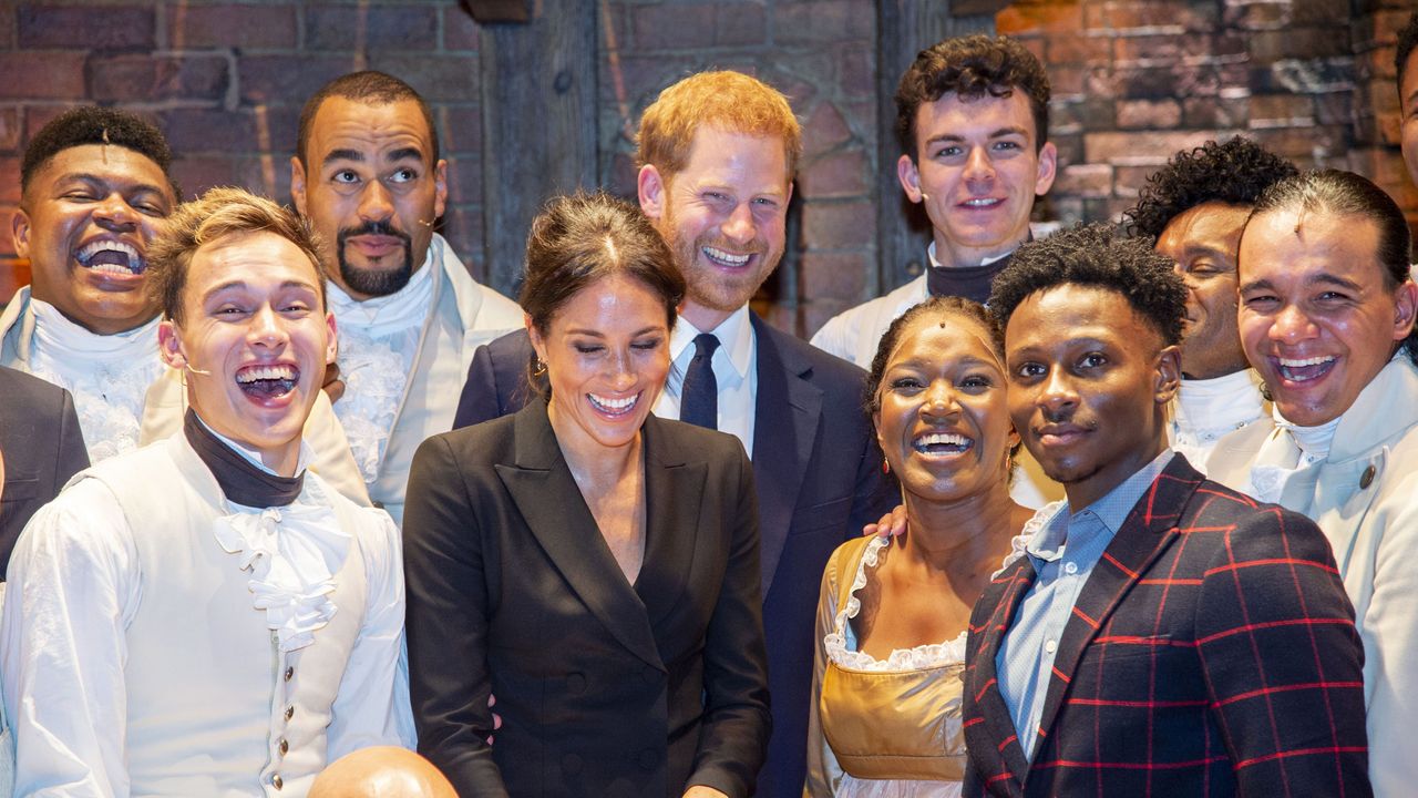 The Duke &amp; Duchess Of Sussex Attend A Gala Performance Of &quot;Hamilton&quot; In Support Of Sentebale