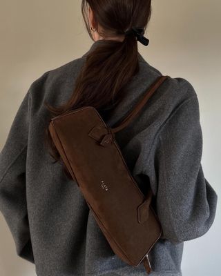 Brown Alaia handbag