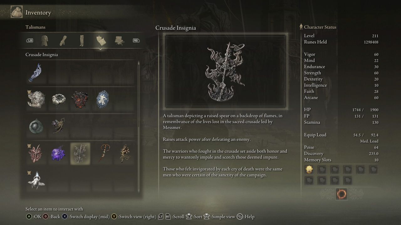 Elden Ring Queelign quest - Crusade Talisman