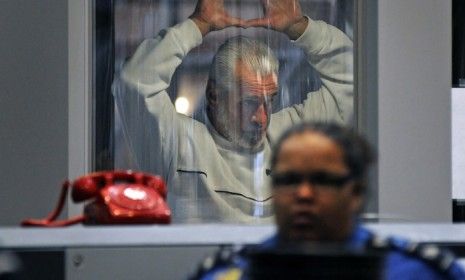 A man opts for the full-body scanner in the St. Paul, Minn. airport. The TSA has said that only a &amp;quot;small percentage&amp;quot; of passengers will end up receiving a pat-down.