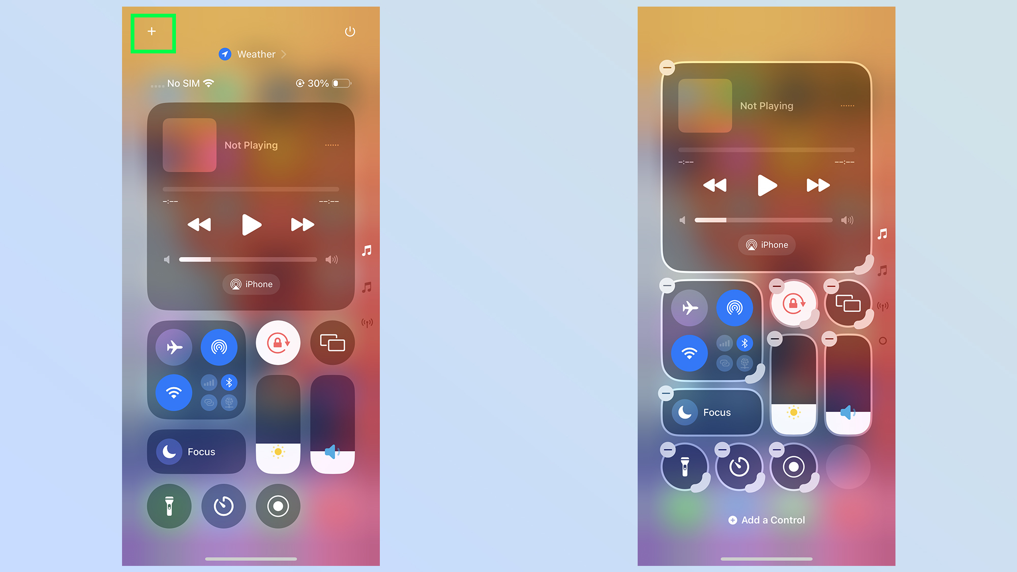 How to resize widgets in iOS 18 Control Center