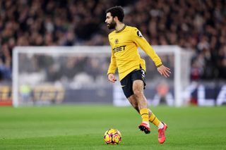 LONDON, ENGLAND - DECEMBER 09: Rayan Ait-Nouri of Wolverhampton Wanderers runs with the ball during the Premier League match between West Ham United FC and Wolverhampton Wanderers FC at London Stadium on December 09, 2024 in London, England. (Photo by Jack Thomas - WWFC/Wolves via Getty Images)