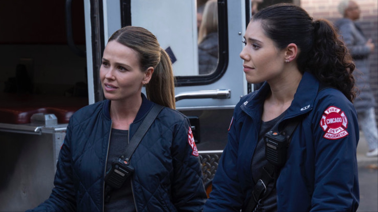 Novak and Violet in Chicago Fire Season 13x09