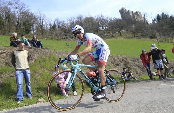 Franco Pellizotti (Androni Giocattoli) in action