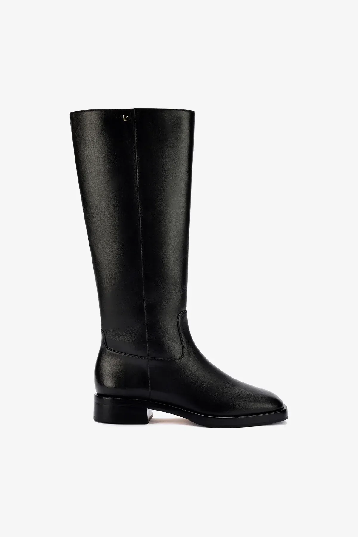 Larroudé, Anne Boot in Black Leather
