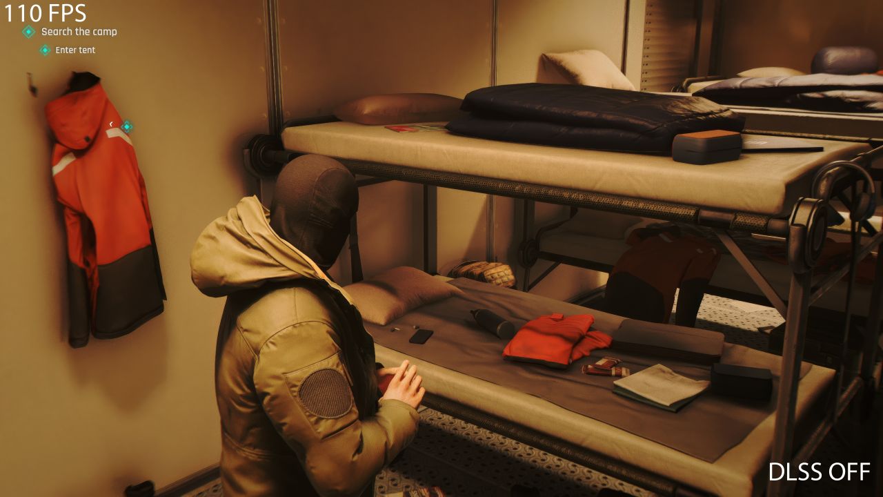Screenshot of the game 007 First Light running on an Nvidia GeForce graphics card