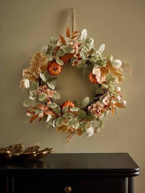  Autumn Pumpkin Wreath 