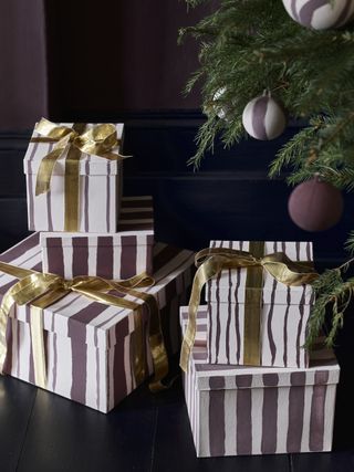 Painted gift boxes