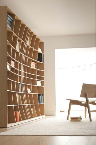 Concave Bookcase