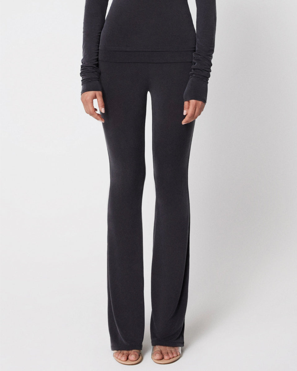 Low Rise Foldover Pant | Black