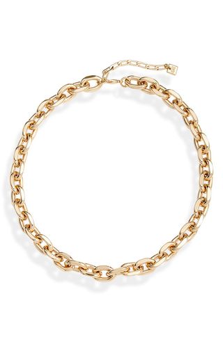 Faceted Chain Link Necklace